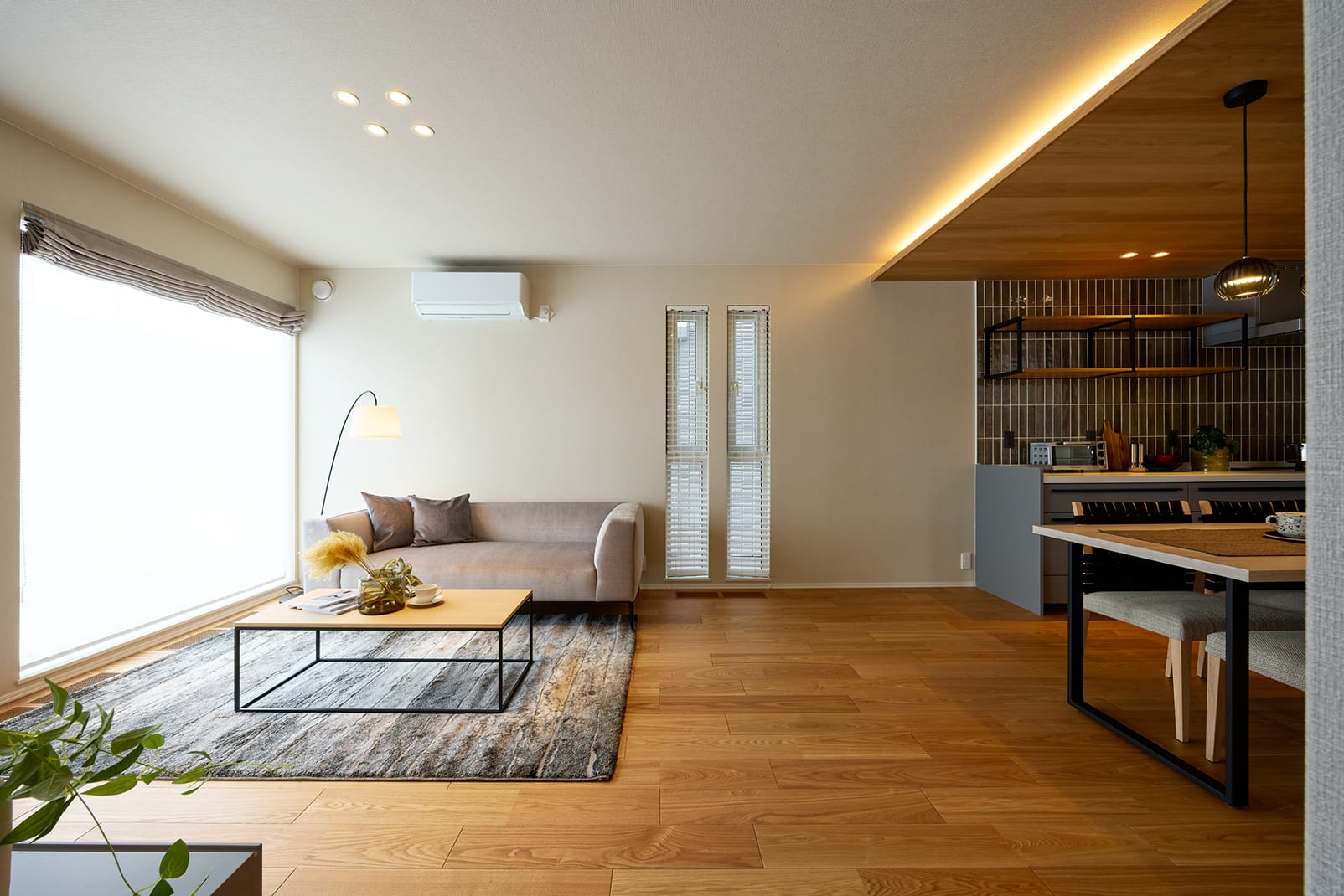 THE DESIGNER'S HEIM帯広モデルハウス_リビング