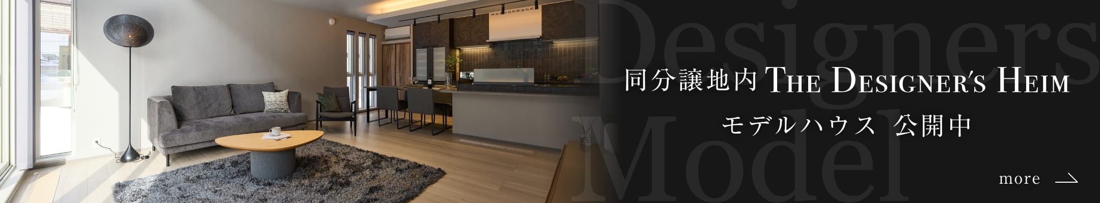 同分譲地内デザイナーズモデル モデルハウス 公開中