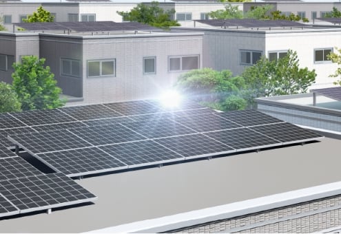 太陽光発電システムの写真