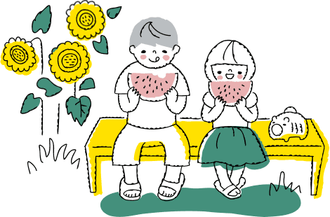 スイカイラスト