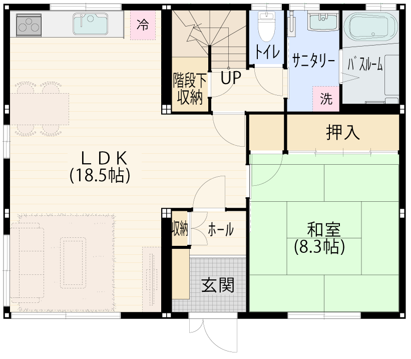 間取り1F