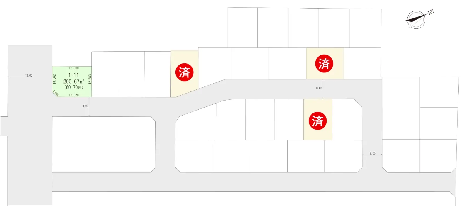 レーブ富丘_区画図