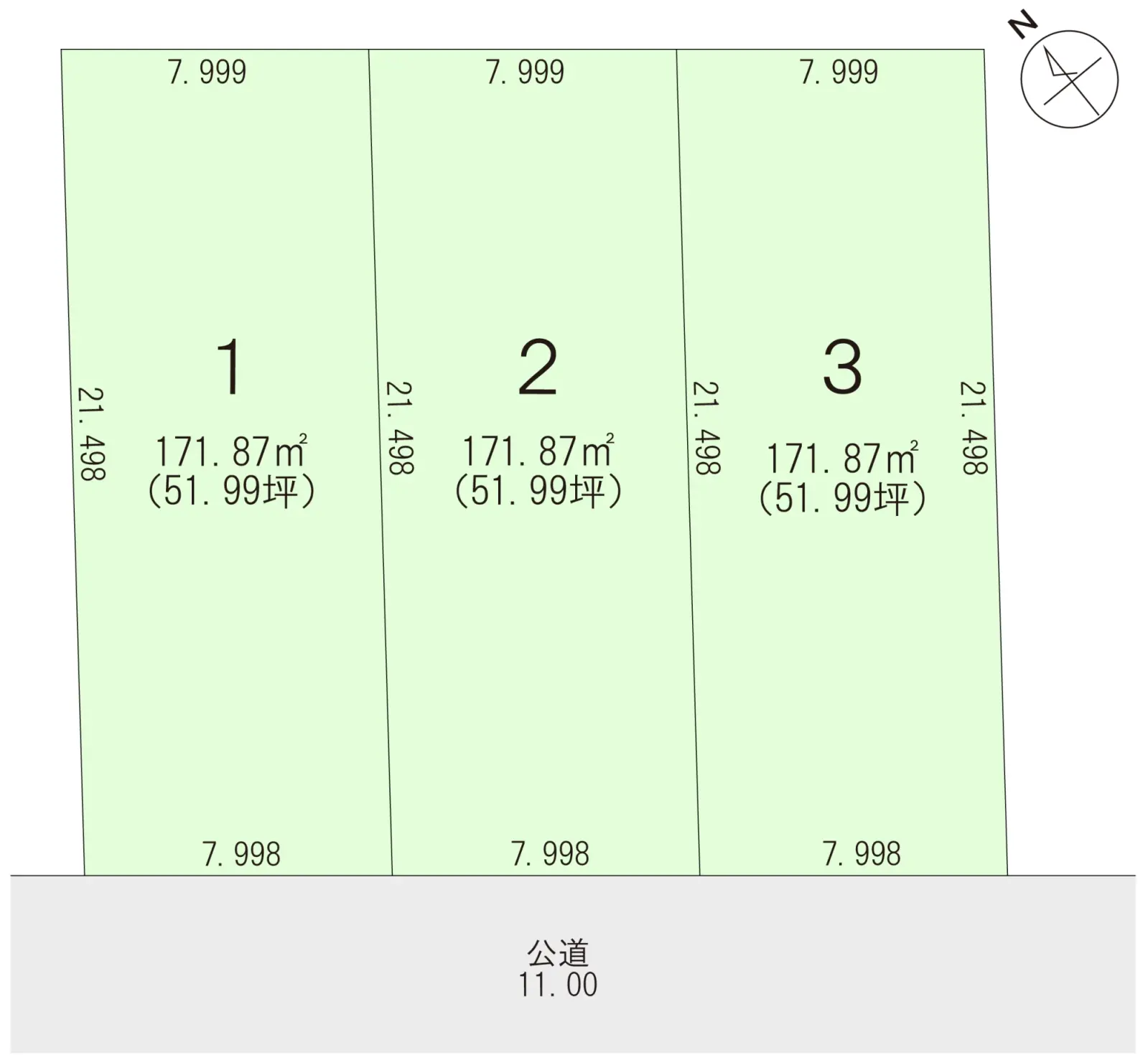 スマートハイムプレイス平和通7丁目北_区画図