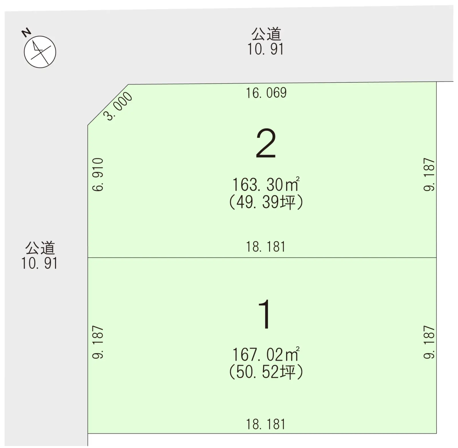 スマートハイムプレイス北25条西13丁目_区画図