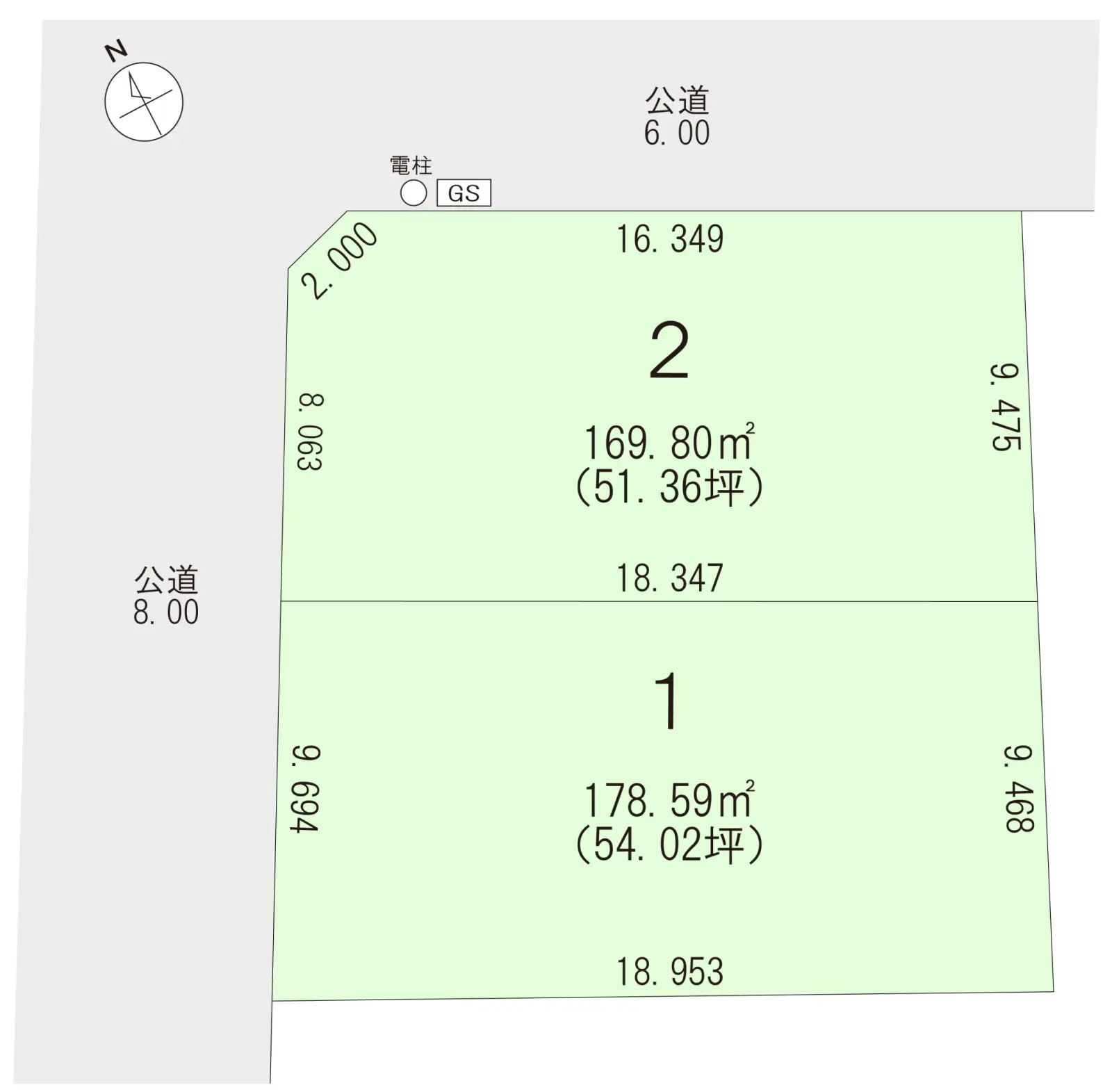 スマートハイムプレイス本町1条5丁目_区画図