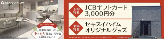 営業案内なしのゆったり住まい見学会