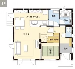 1Fの間取り図