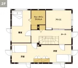 2Fの間取り図