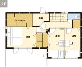 2Fの間取り図