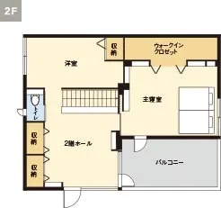 2Fの間取り図