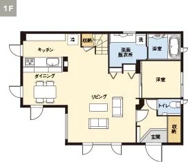1Fの間取り図