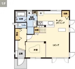 1Fの間取り図