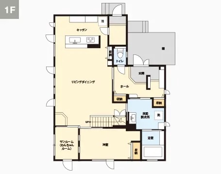1Fの間取り図