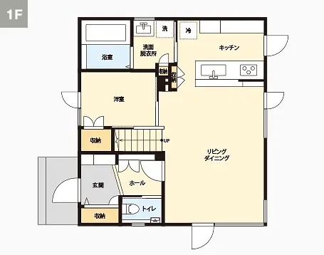 1Fの間取り図
