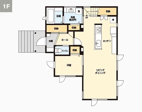 1Fの間取り図