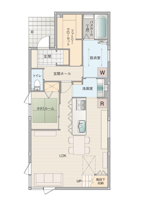 1Fの間取り図