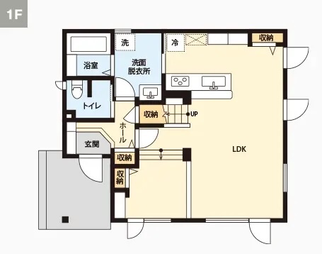 1Fの間取り図