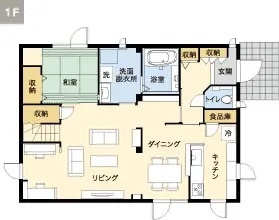 1Fの間取り図