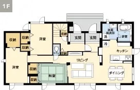 1Fの間取り図