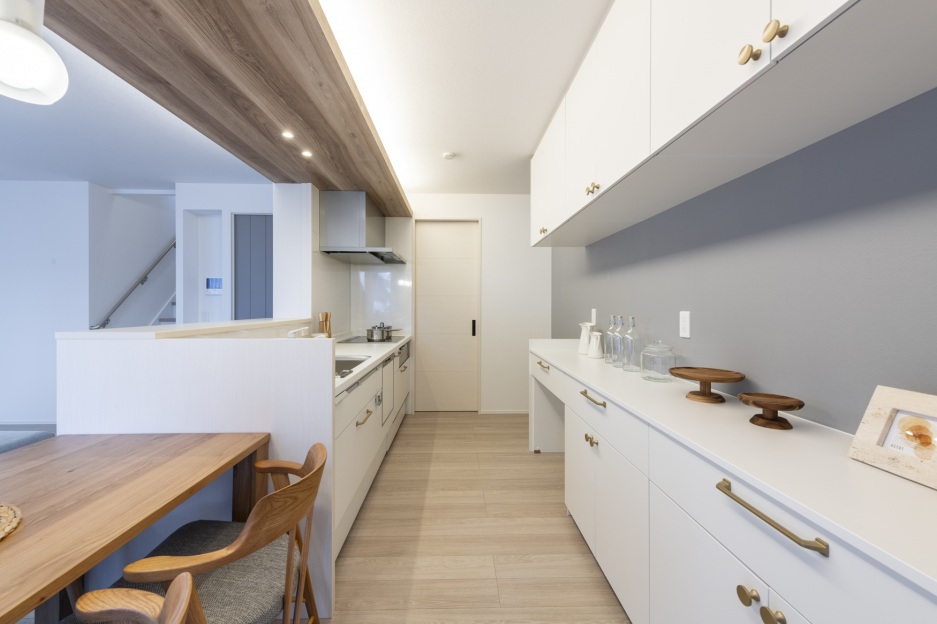 スマートハイムプレイス野幌住吉町モデルハウスNo.1_キッチン