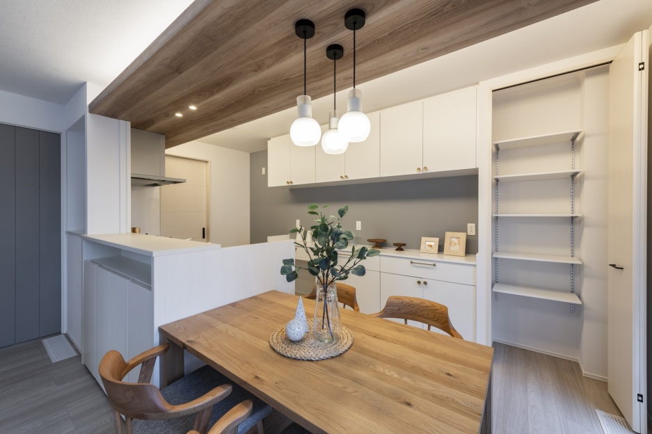 スマートハイムプレイス野幌住吉町モデルハウスNo.1_ダイニングキッチン