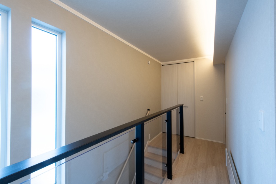 スマートハイムプレイス八雲町富士見町モデルハウスNo.1_2階ホール