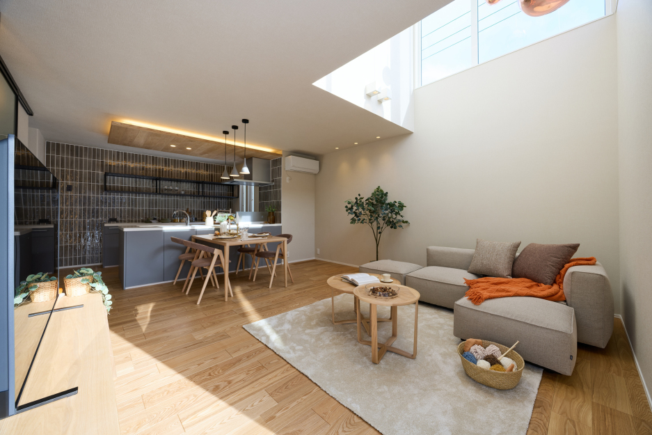 THE DESIGNER'S HEIM恵庭モデルハウスNo.1・2_No.2 LDK