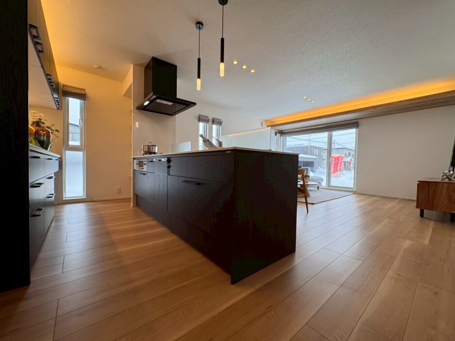 旭川市春光5条1丁目モデルハウス2号棟_キッチン