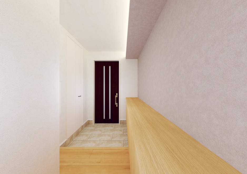 スマートハイムプレイスとん田東町モデルハウスNo.2_内観パース（※パースは図面を基に描いておりますので、実際と多少異なる場合があります。）