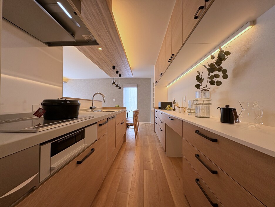 スマートハイムプレイスとん田東町モデルハウスNo.2_キッチン