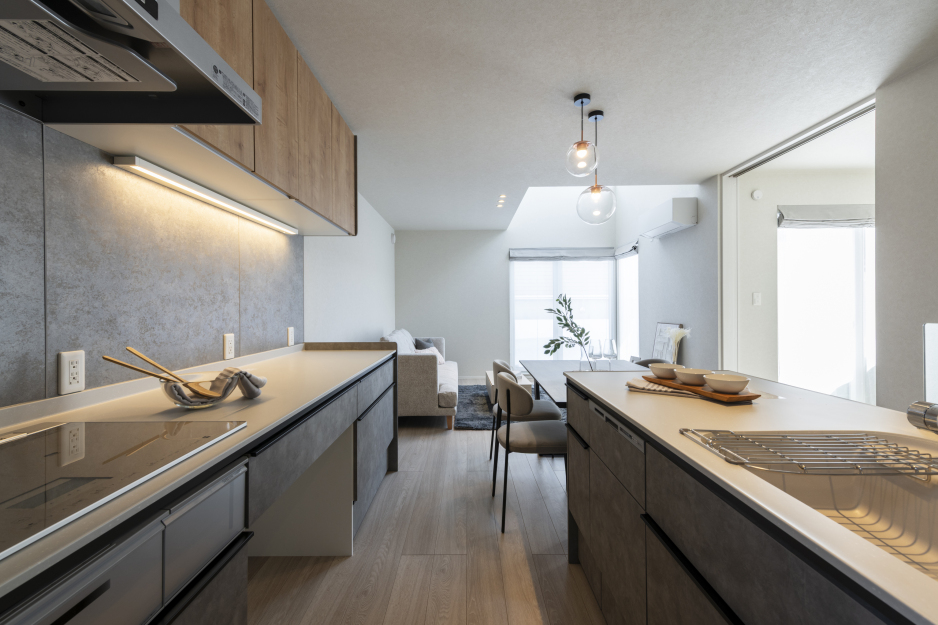 スマートハイムプレイス北郷モデルハウスNo.1_キッチン