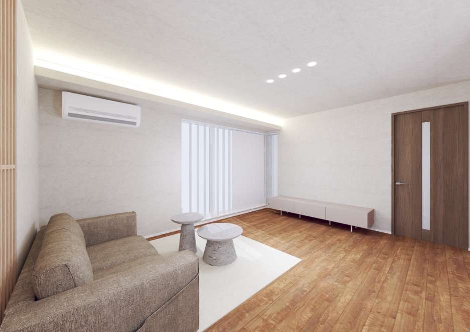 豊岡7条7丁目モデルハウスNo.1_内観パース（※パースは図面を基に描いておりますので、実際と多少異なる場合があります。）