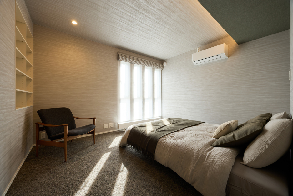THE DESIGNER'S HEIM帯広モデルハウス_主寝室