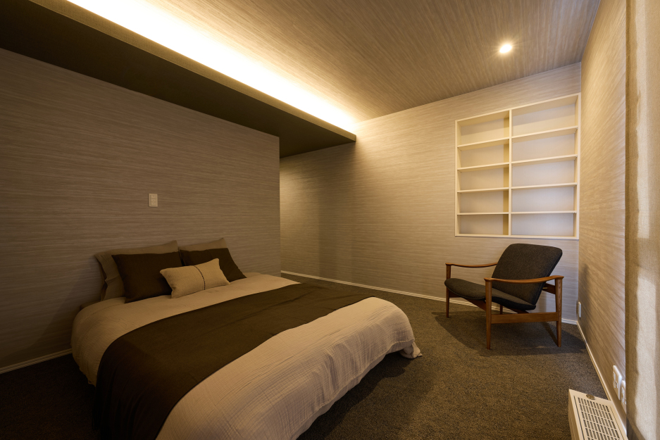 THE DESIGNER'S HEIM帯広モデルハウス_主寝室