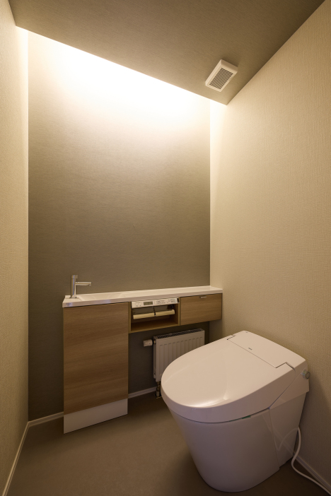 THE DESIGNER'S HEIM帯広モデルハウス_1階トイレ