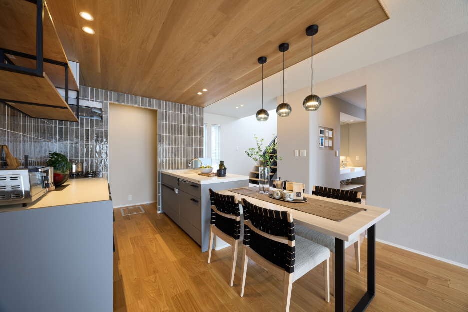 THE DESIGNER'S HEIM帯広モデルハウス_ダイニングキッチン