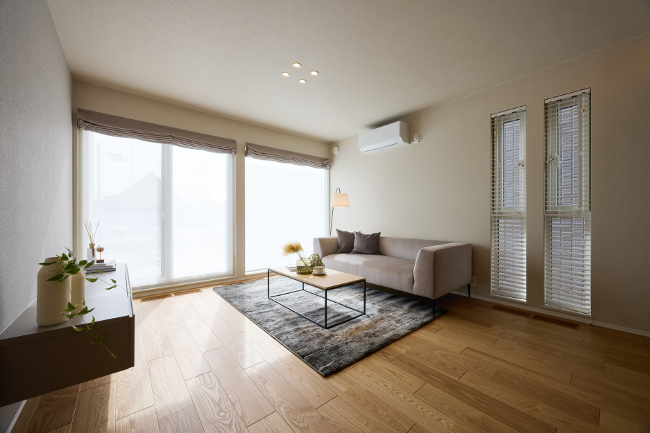 THE DESIGNER'S HEIM帯広モデルハウス_リビング